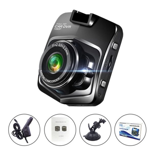 2.2 inch Car 480P Single Recording Shield Driving Recorder DVR Support Parking Monitoring / Loop Recording (Black) - Image 3