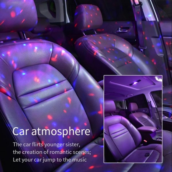 D88 5V 2.5W Car Colorful Starry Sky Atmosphere Lamp with Remote Control - Image 8