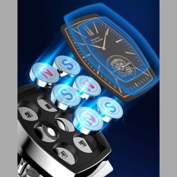 Car Suction Cup Type Central Control Navigation Bracket (Black) - Image 4
