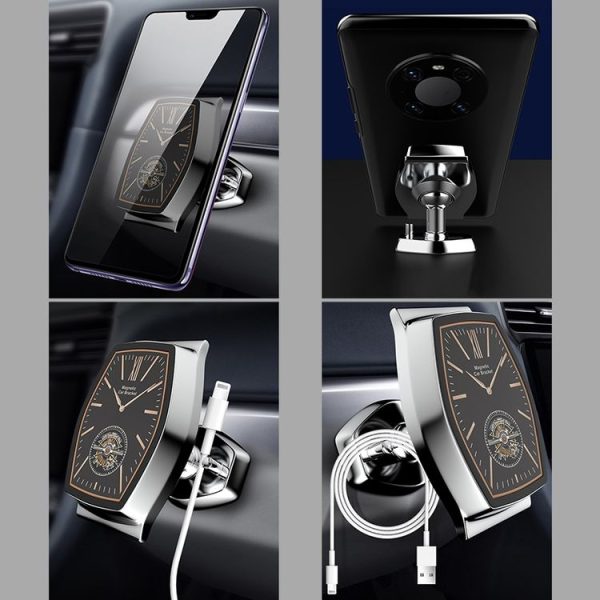 Car Suction Cup Type Central Control Navigation Bracket (Black) - Image 6