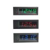 3 in 1 Car High-precision Electronic LED Luminous Clock + Thermometer + Voltmeter (Blue) - Image 6