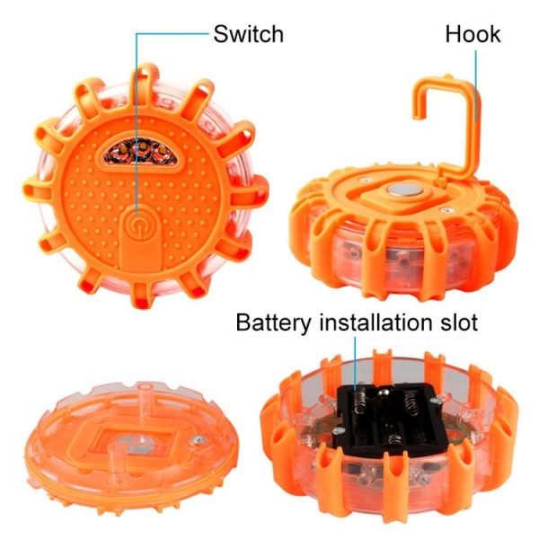 Car Road Emergency Flashing Warning Light LED Rotating Flashing Light - Image 5