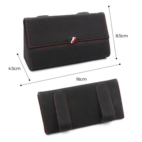 530 Car Glasses Storage Bag Glasses Box (Grey) - Image 3
