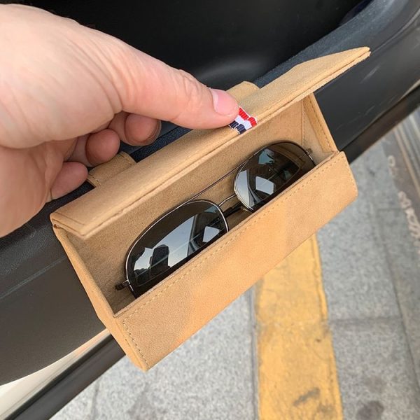 530 Car Glasses Storage Bag Glasses Box (Grey) - Image 6