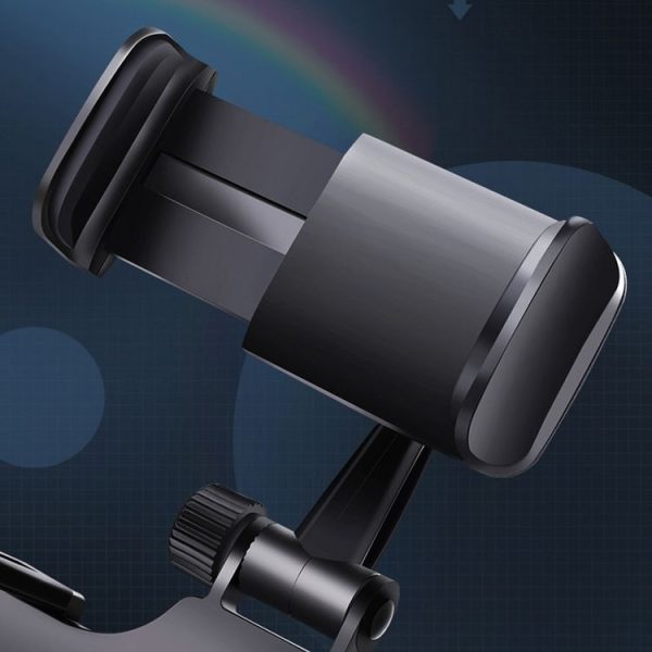 Car Rearview Mirror Mobile Phone Bracket Navigation Recorder Rotating Holder - Image 4
