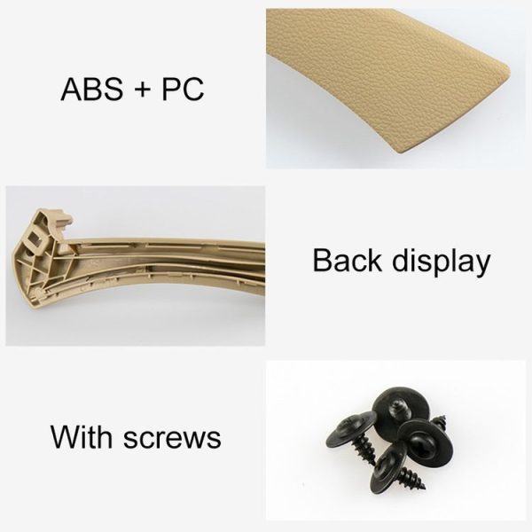 Car Left Side Inner Armrest Door Handle Assembly for BMW E90 2005-2012, Left and Right Drive Universal (Beige) - Image 4