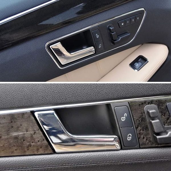 Car Left Side Electroplating Bright Inner Door Handle for Mercedes-Benz C Class W204 2008-2015, Left and Right Drive Universal - Image 4