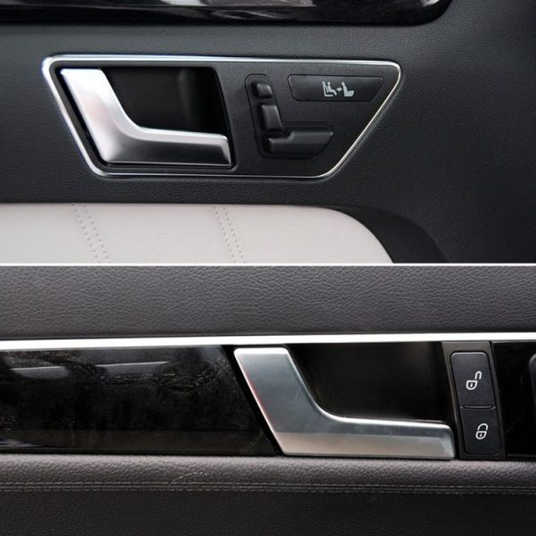 Car Left Side Electroplating Matte Inner Door Handle for Mercedes-Benz C Class W204, Left and Right Drive Universal - Image 4