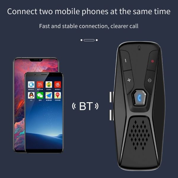 T823 Car Sun Visor Bluetooth Hands-free Call Speaker - Image 8