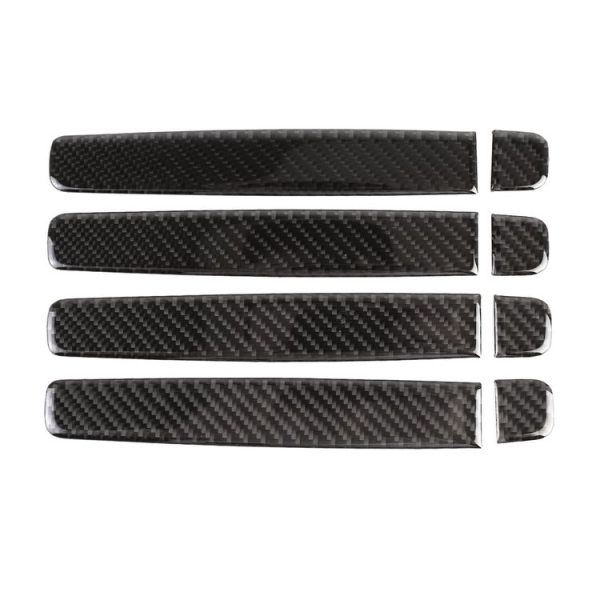 8 in 1 Car Carbon Fiber Door Outside Handle Decorative Sticker for WEY TANK 300 - Image 2