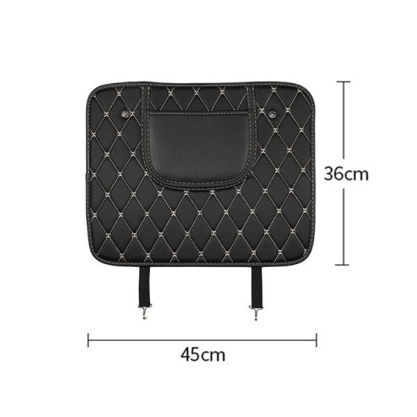 Car Half-inclusive Seat Back Anti-kick Mat Rear Anti-dirty Pad Small Size - Image 2