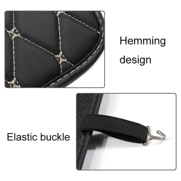 Car Half-inclusive Seat Back Anti-kick Mat Rear Anti-dirty Pad Small Size - Image 4