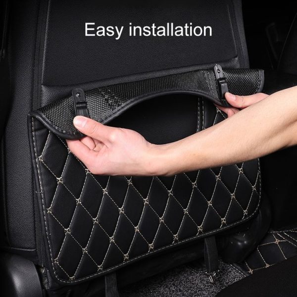 Car Half-inclusive Seat Back Anti-kick Mat Rear Anti-dirty Pad Small Size - Image 5