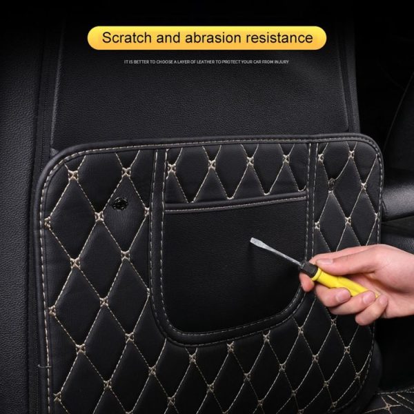 Car Half-inclusive Seat Back Anti-kick Mat Rear Anti-dirty Pad Small Size - Image 6
