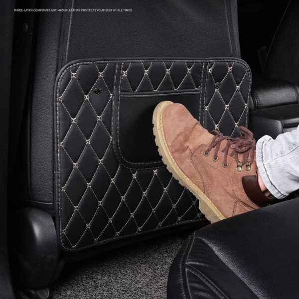 Car Half-inclusive Seat Back Anti-kick Mat Rear Anti-dirty Pad Small Size - Image 7