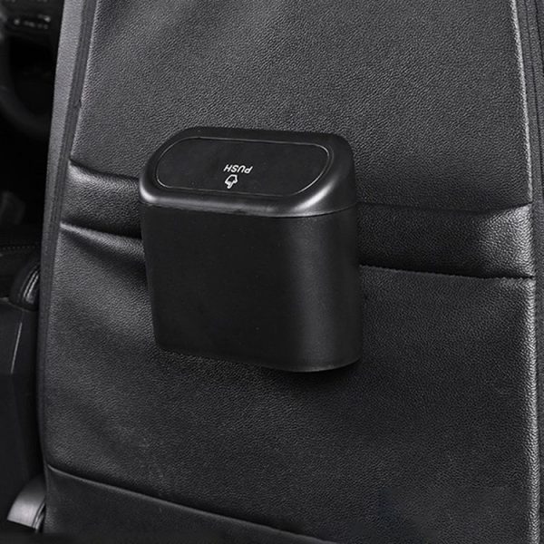 Vehicle Trash Can Bin Rubbish Bin Organizer Car-mounted Trash Storage Box - Image 7