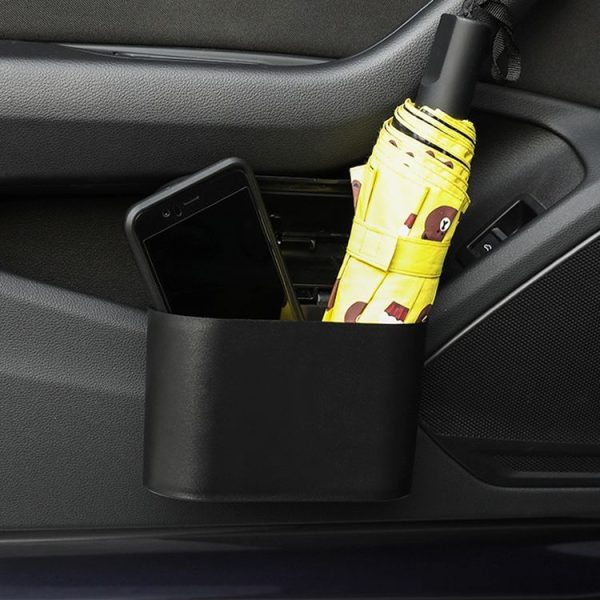 Vehicle Trash Can Bin Rubbish Bin Organizer Car-mounted Trash Storage Box - Image 8