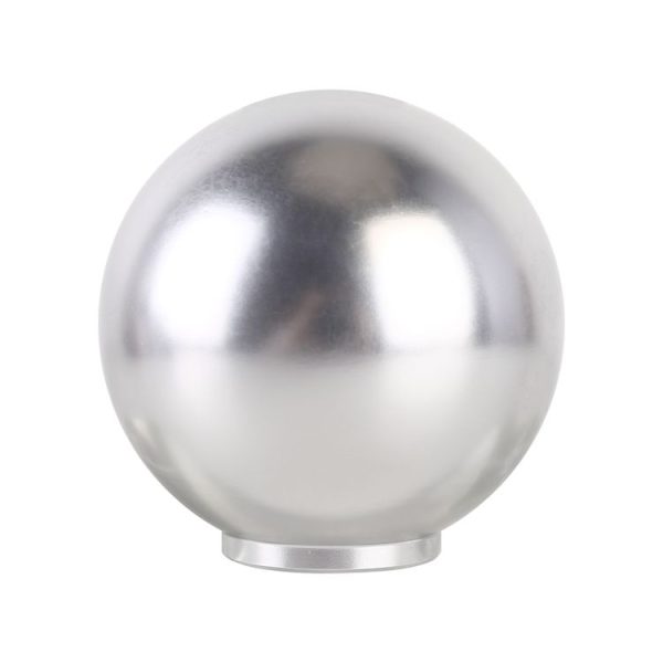 Universal Small Steel Cannon Shape Manual or Automatic Gear Shift Knob Fit for All Car (Silver)