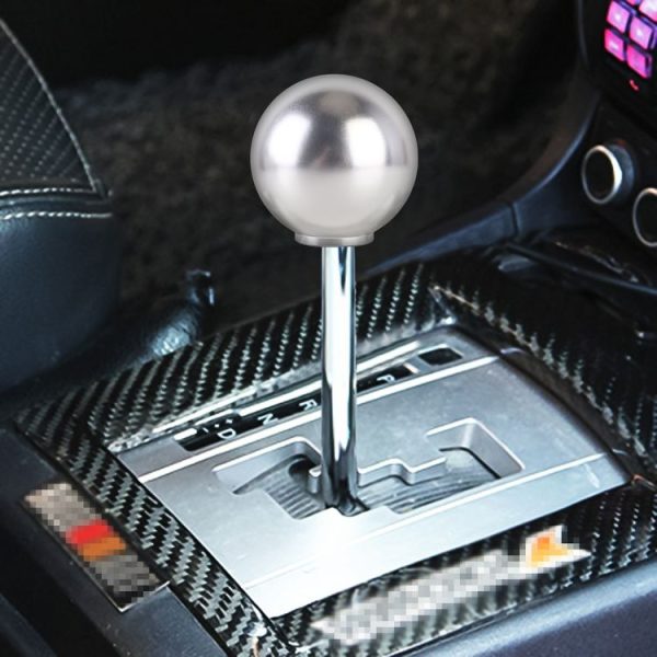 Universal Small Steel Cannon Shape Manual or Automatic Gear Shift Knob Fit for All Car (Silver) - Image 5