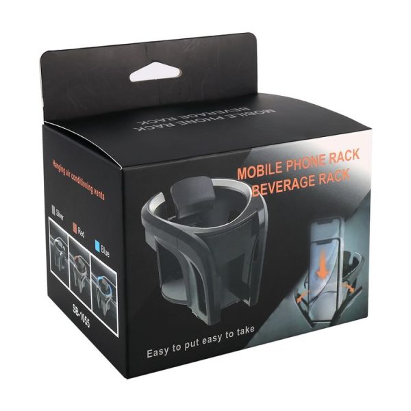 Car Air Outlet Water Cup Holder (Silver) - Image 7