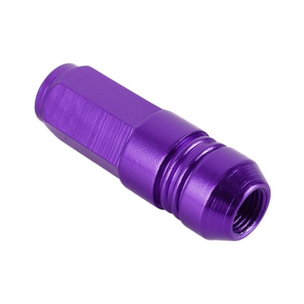 4 PCS Nut 6-edeg Shape Gas Cap Mouthpiece Cover Tire Cap Car Tire Valve Caps (Purple) - Image 4