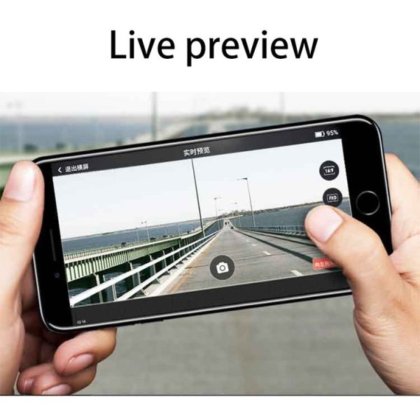 G69 Hidden Mini Car Dash Camera WiFi Monitor Full HD Dashcam Video Recorder Camcorder Motion Detection, Support TF Card & Android & IOS - Image 6