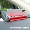 Multifunctional Metal Safety Hammer Hidden Rotatable Phone Temporary Parking Number Card Plate with Phone Holder & Aromatherapy Function (Black) - Image 6