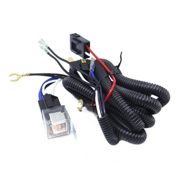 12V Car Horn Wiring Harness Relay Cable - Image 2