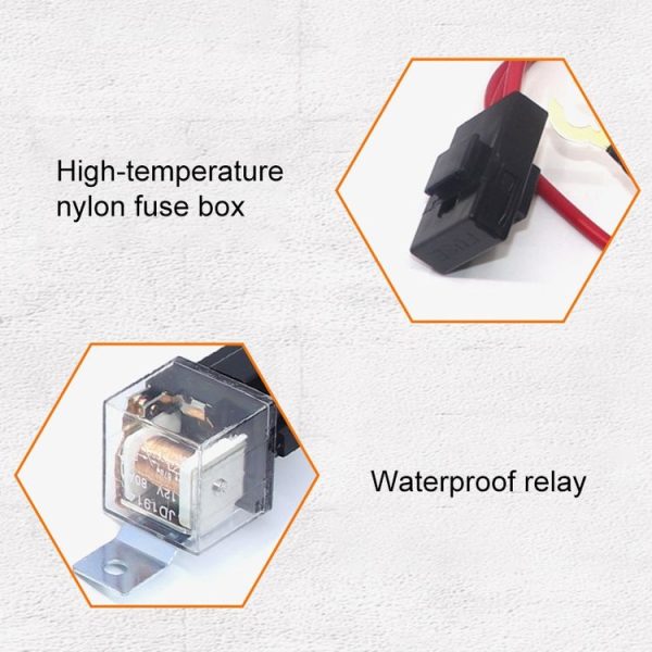 12V Car Horn Wiring Harness Relay Cable - Image 6