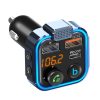 BT23L Car Bluetooth MP3 Player FM Transmitter Support Phone Hands-free / PD Fast Charge / One-key EQ Sound Effect / Ambient light - Image 2