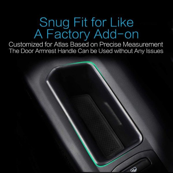 CSB082-1 Car ABS Frnot Door Armrest Container Storage Organizer Box for Volkswagen Atlas 2018-2020 - Image 4