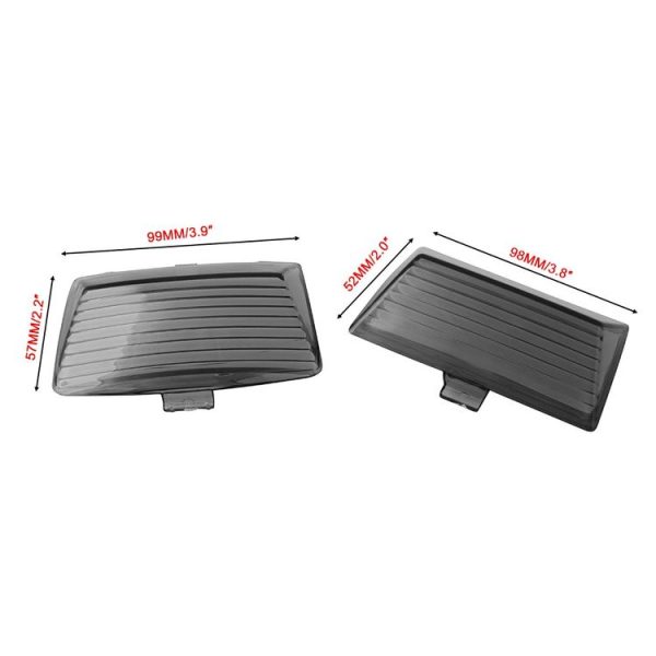 MB-WE041 Motorcycles Mud Guards Smoked Fender Tip Light Lenses Cover for Harley FLHR - Image 3