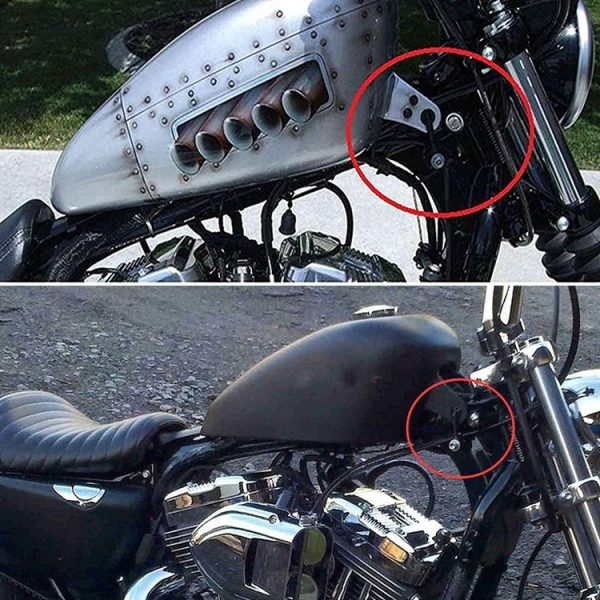 MB-XBL056 Motorcycles Stainless Steel Gas Tank Riser Lift Kit for Harley - Image 5
