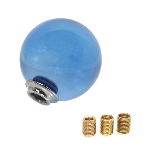 SK212-BL Car Modified Crystal Gear Stick Shift Knob with Adapters - Image 2