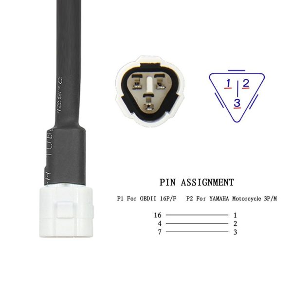 OBD to 3Pin Motorcycle Adapter Cable for Yamaha - Image 5