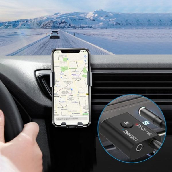 M188 Car Bluetooth Transmitter Receiver with Microphone Support Hands-free Call - Image 7
