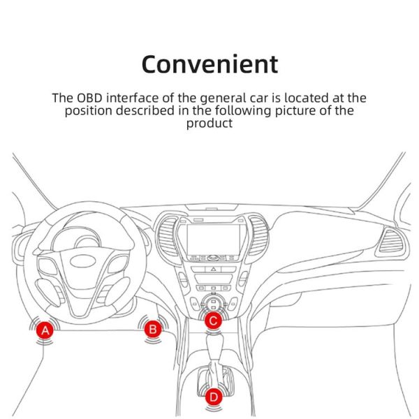 V015 OBD2 Scanner ELM327 Bluetooth 4.0 Fault Diagnostic Scanner - Image 8