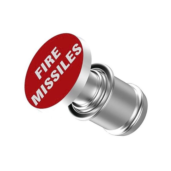 2 PCS 12V Car / Motorcycle FIRE MISSILE Letter Metal Cigarette Lighter Cigarette Butt - Image 2