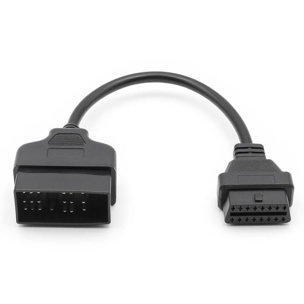 22Pin to 16Pin Car OBD2 Conversion Cable OBDII Diagnostic Adapter Cable for Toyota - Image 2