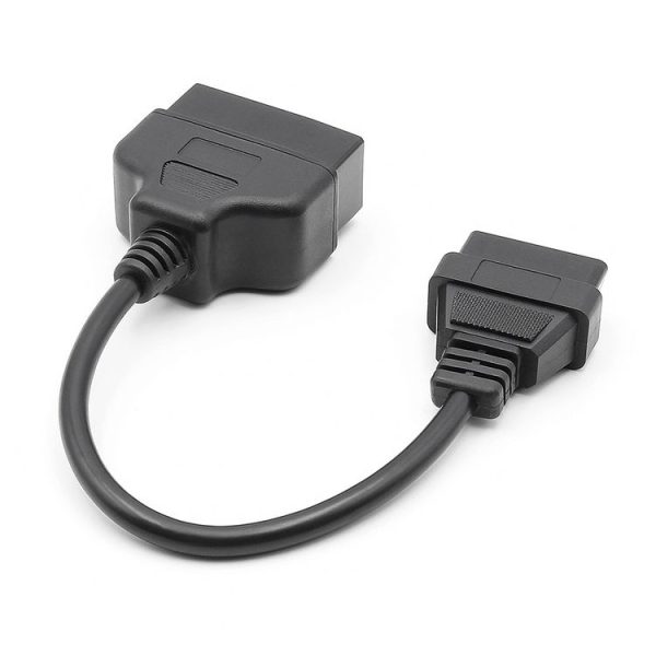 22Pin to 16Pin Car OBD2 Conversion Cable OBDII Diagnostic Adapter Cable for Toyota - Image 3