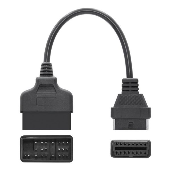 22Pin to 16Pin Car OBD2 Conversion Cable OBDII Diagnostic Adapter Cable for Toyota - Image 4