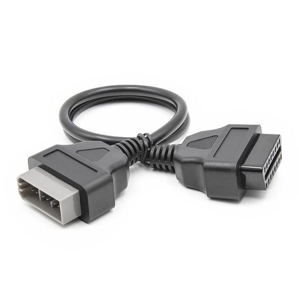 14Pin to 16Pin Car OBD2 Conversion Cable OBDII Diagnostic Adapter Cable for Nissan - Image 2