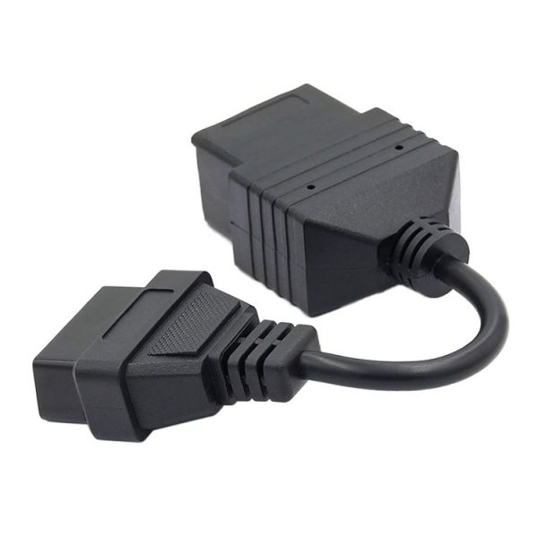 17Pin to 16Pin Car OBD2 Conversion Cable OBDII Diagnostic Adapter Cable for Toyota - Image 4