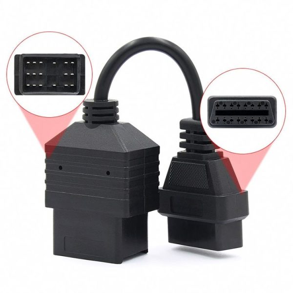 17Pin to 16Pin Car OBD2 Conversion Cable OBDII Diagnostic Adapter Cable for Toyota - Image 5