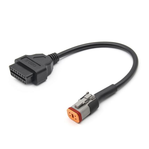4Pin Motorcycles OBD2 Conversion Cable OBDII Diagnostic Adapter Cable for Harley Davidson - Image 2