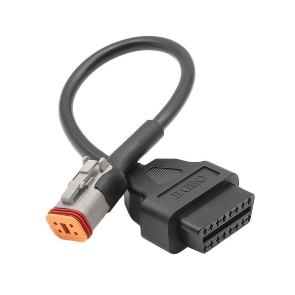 4Pin Motorcycles OBD2 Conversion Cable OBDII Diagnostic Adapter Cable for Harley Davidson - Image 3