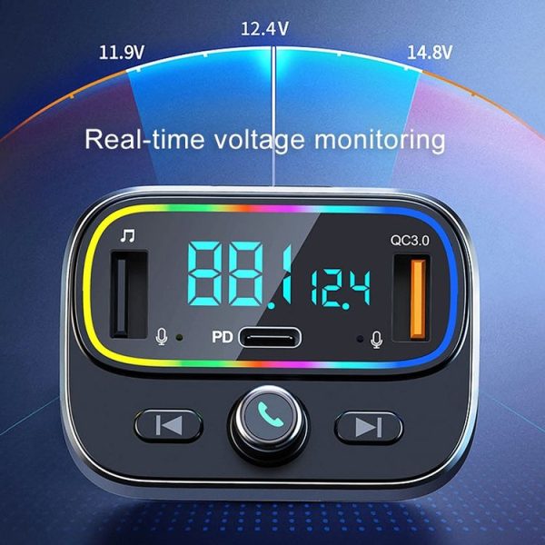 BT66 Car Bluetooth FM Transmitter Bluetooth MP3 Player - Image 4