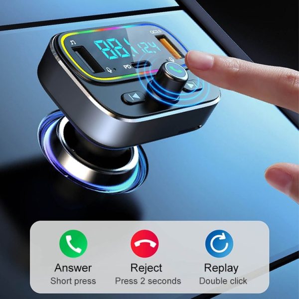 BT66 Car Bluetooth FM Transmitter Bluetooth MP3 Player - Image 5