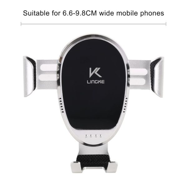 LINGKE Car Air Outlet Snap-in Gravity Mobile Phone Holder - Image 2