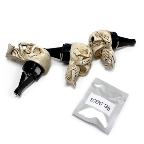 3 in 1 Car Ghost Head Shape Aromatherapy Air Outlet Resin Ornaments - Image 3